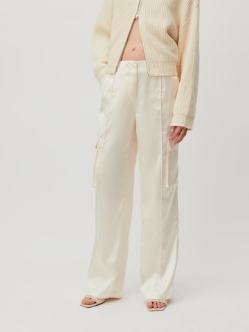 LeGer by Lena Gercke Normalny krój Spodnie w kant 'Michelle' w kolorze biały