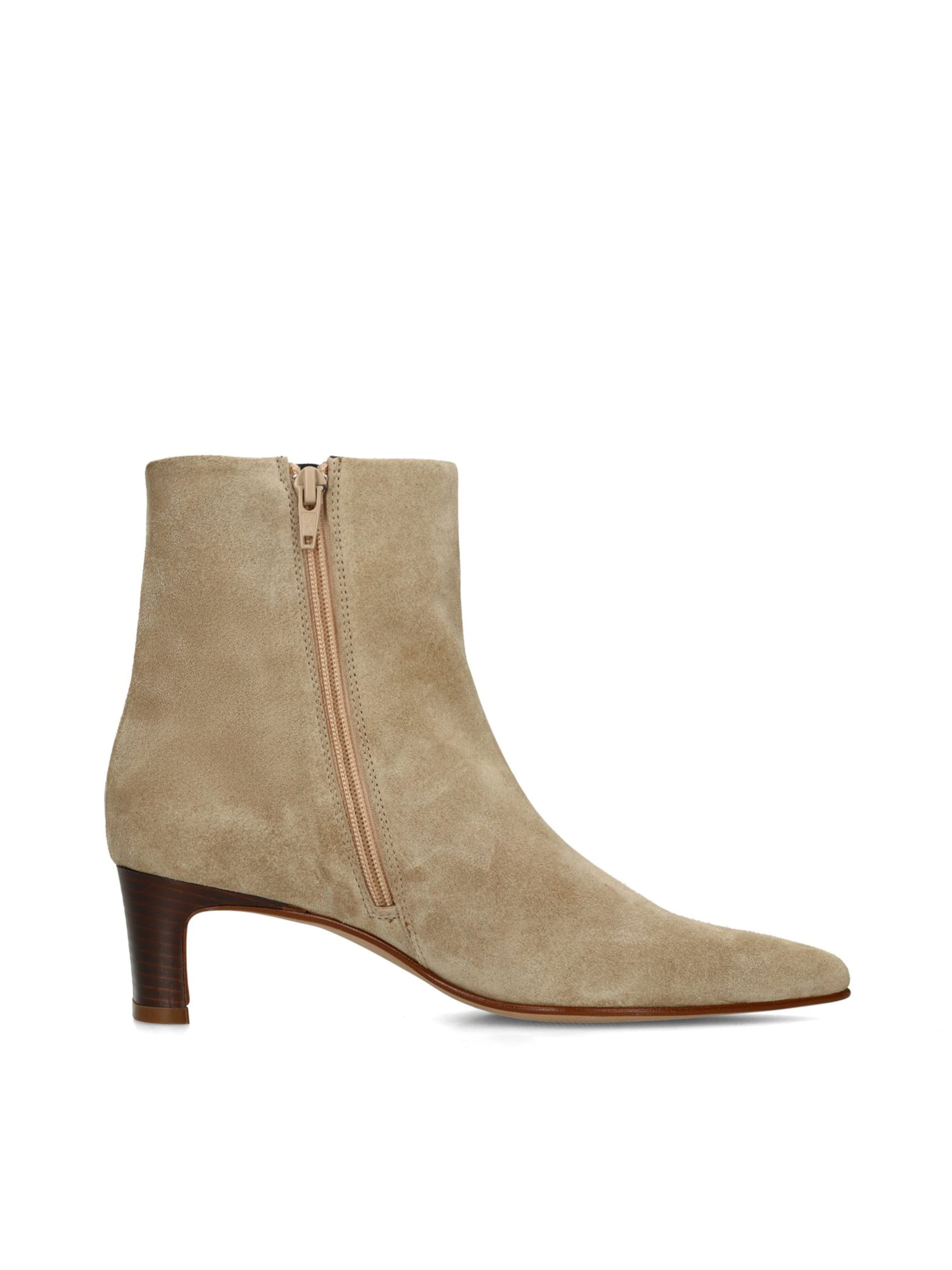 MANFIELD Stiefelette in Beige