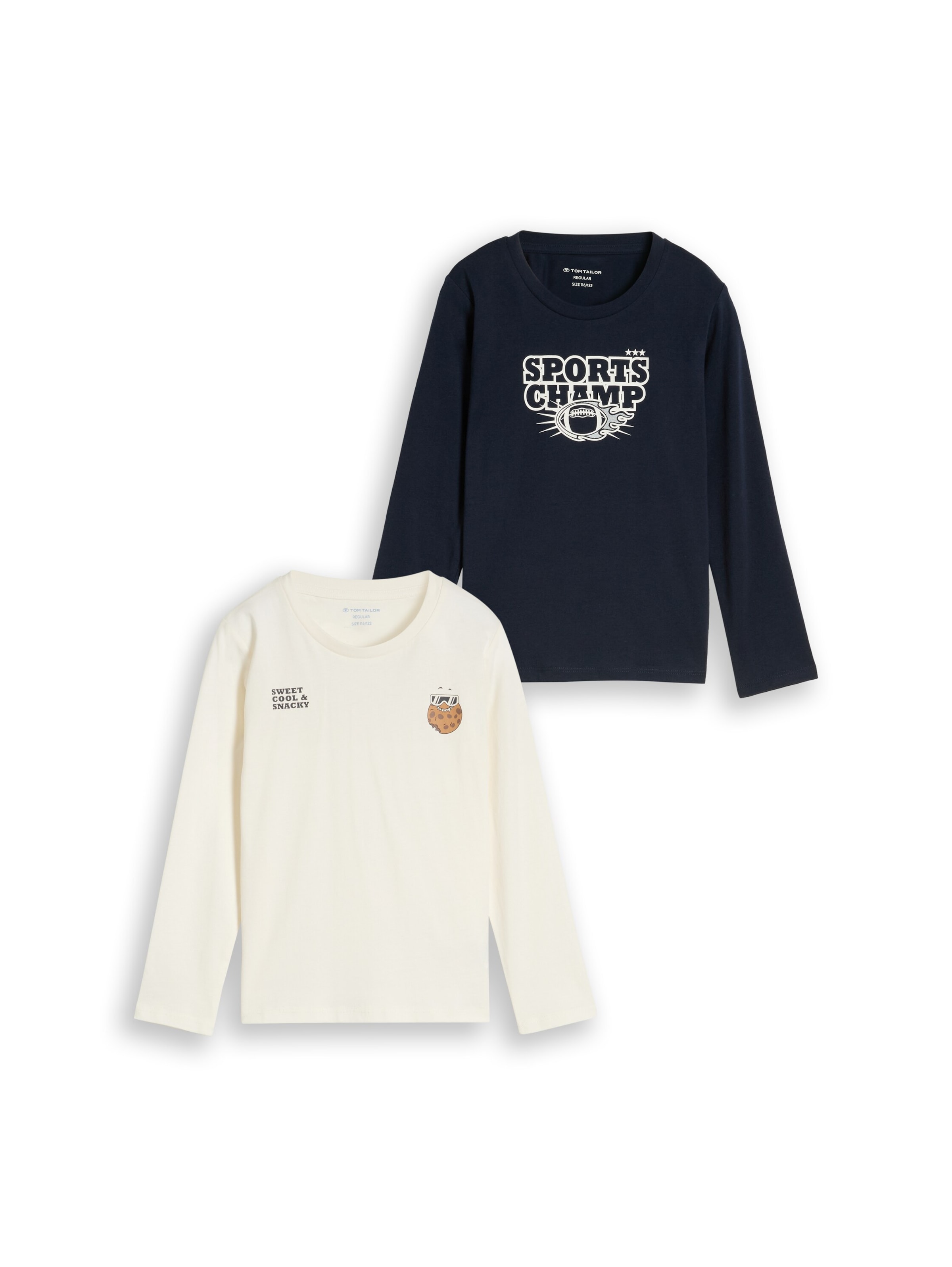 TOM TAILOR Shirt in Blauw: voorkant