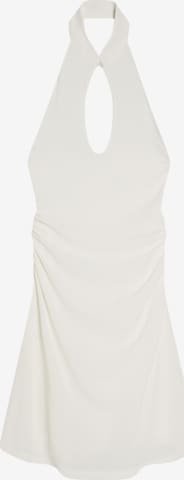 Bershka Dress in White: front