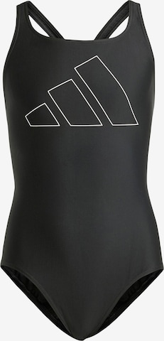 ADIDAS PERFORMANCE - Moda de baño deportiva 'Performance' en negro: frente