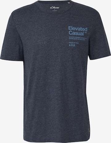 s.Oliver Shirt in Blue: front