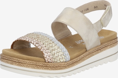 REMONTE Sandály ve velikosti 36 - béžová / stříbrná / offwhite, Produkt