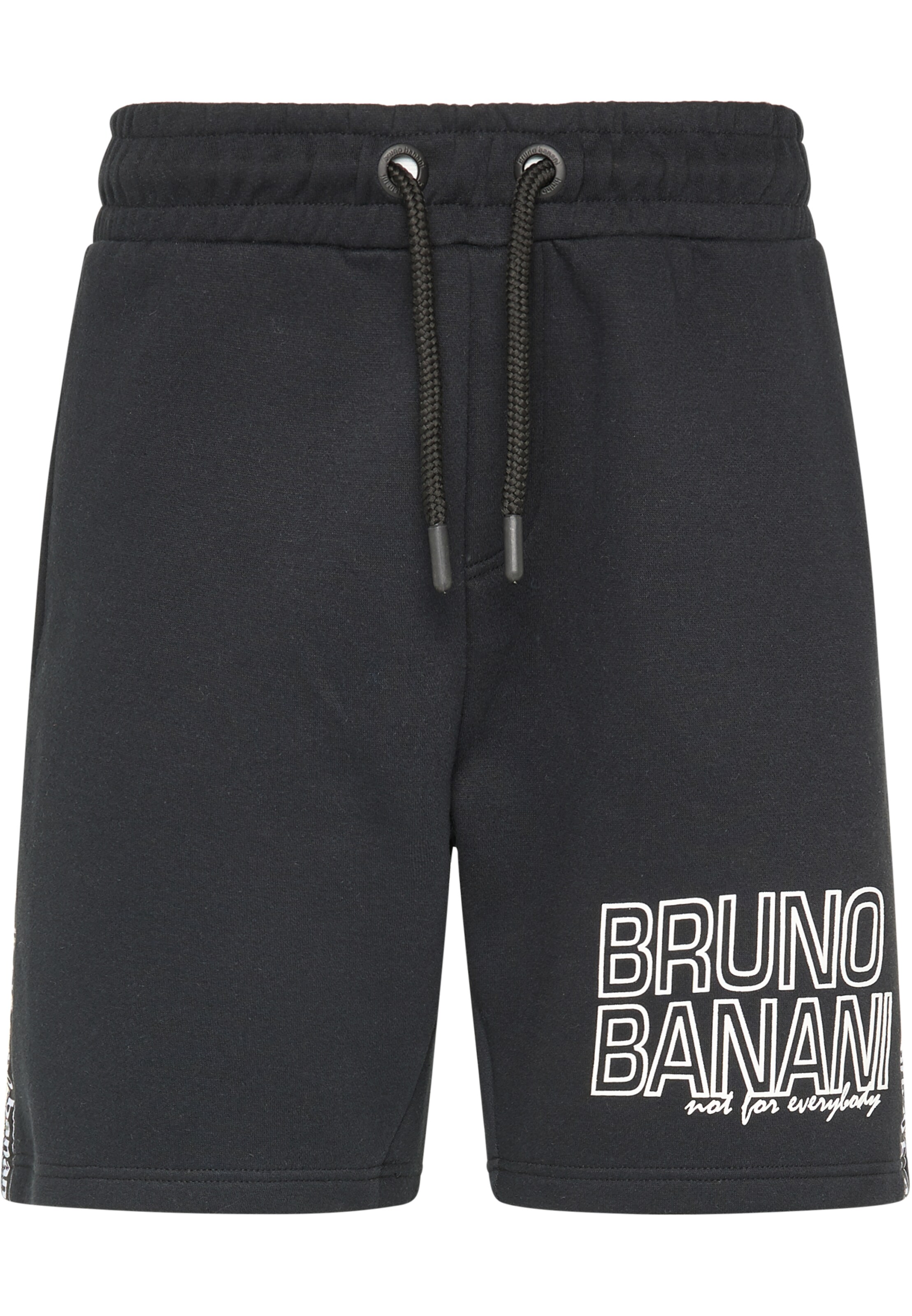 Regular Pantalon 'Benneet' Bruno Banani en noir : devant