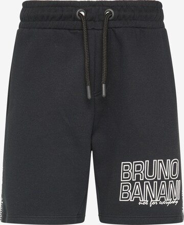 BRUNO BANANI Regular Broek 'Benneet' in Zwart: voorkant