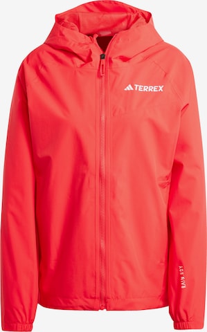 Veste outdoor ADIDAS TERREX en rouge : devant