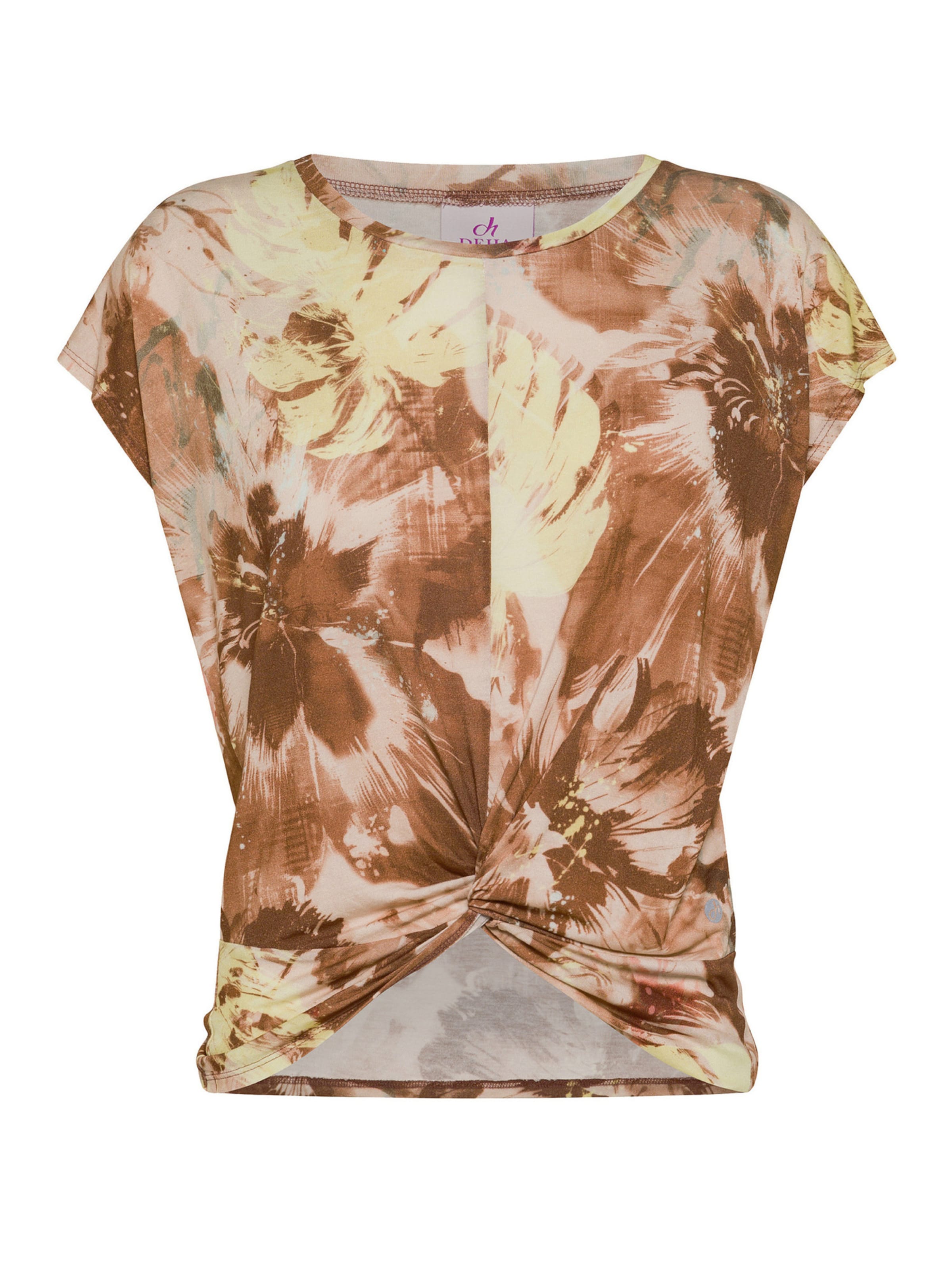 DEHA T-Shirt in Braun: Vorderseite