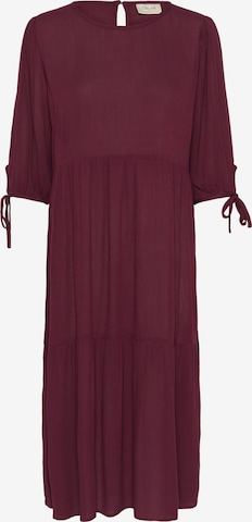 Cream Kjole 'Aya' i rød: forside