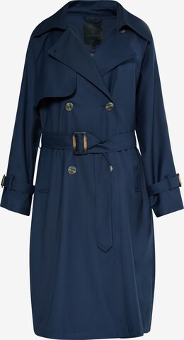 DreiMaster Klassik Between-Seasons Coat in Blue: front