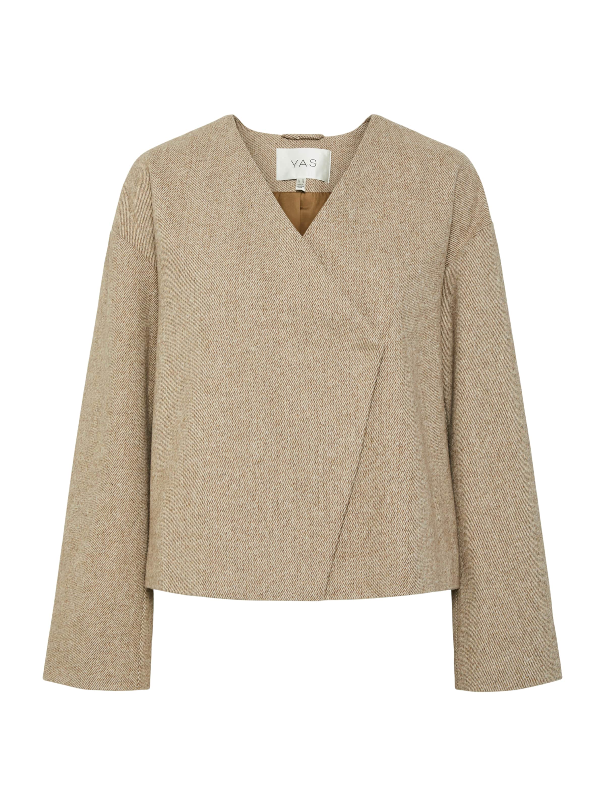 YAS Välikausitakki 'YASSPRING' värissä ruskea: etupuoli