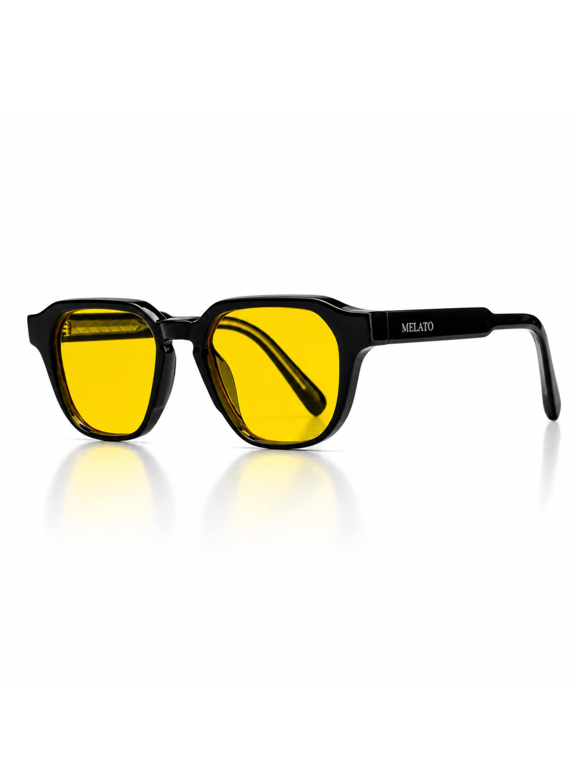 Lunettes 'Meridian' Melato en jaune : devant
