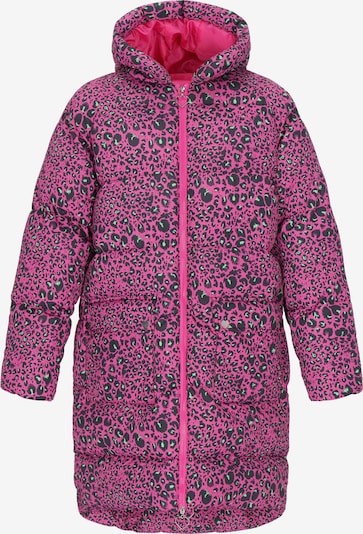 Demisezoninis paltas iš MYMO, spalva – šviesiai žalia / rožinė / juoda, Prekių apžvalga