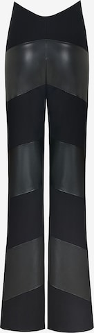 NOCTURNE Flared Trousers in Black