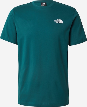 THE NORTH FACE T-Shirt 'REDBOX' in Grün: Vorderseite