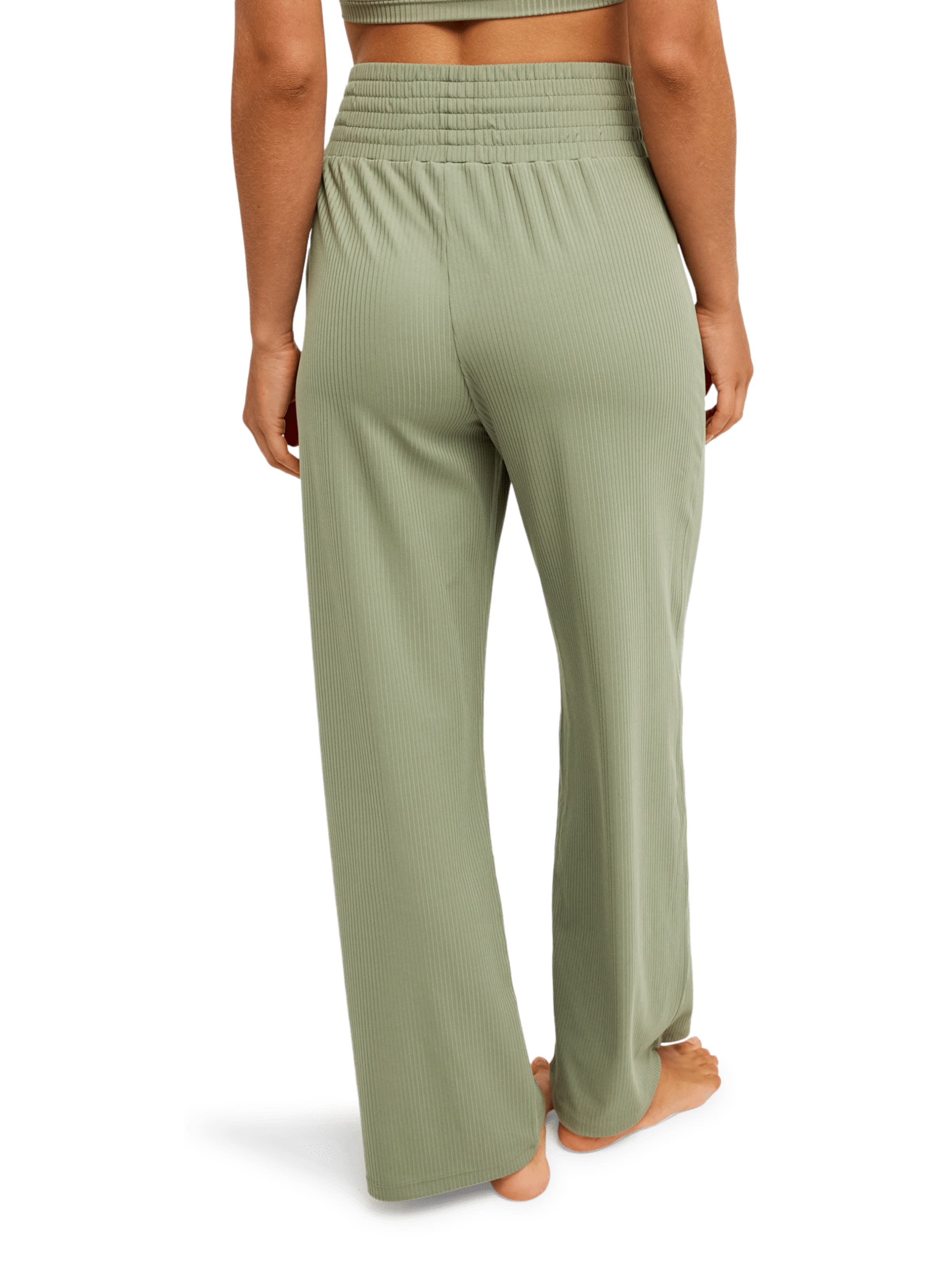 ROXY Wide leg Pants 'Rise & Vibe' in Green