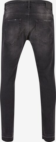 2Y Premium Skinny Jeans in Schwarz