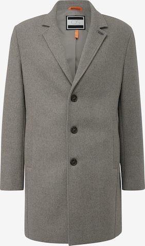 QS Between-Seasons Coat in Brown: front