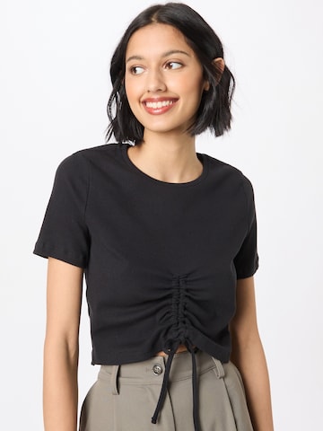 Tricou 'Tine' de la Noisy may pe negru: față