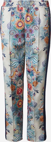 Just Cavalli tavaline Püksid 'TROPICAL GARDEN', värv valge: eest vaates