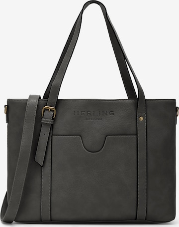 Herling Shopper 'Occam' in Grau: Vorderseite