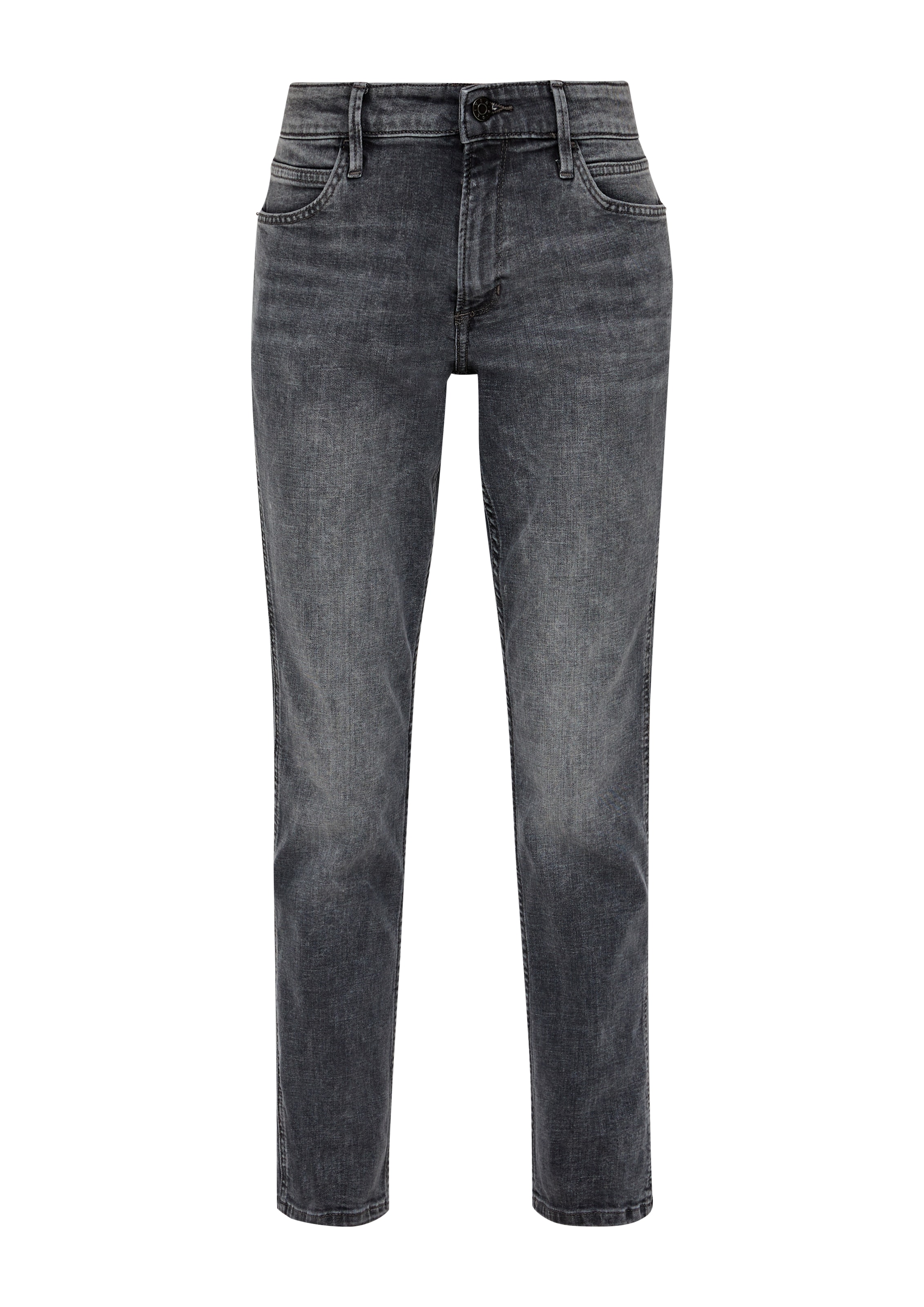 s.Oliver Slimfit Jeans 'Betsy' in Grijs: voorkant