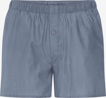 Hanro Boxershorts ' Fancy Woven ' in Blauw: voorkant
