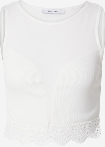 ABOUT YOU Топ 'Suzi' в Белый: спереди