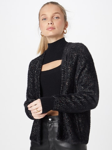 s.Oliver BLACK LABEL Knit Cardigan in Black: front