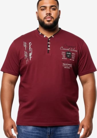 Lavecchia Shirt 'LV-2042 Übergrößen' in Rot: Vorderseite