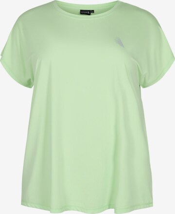 Active by Zizzi Shirts 'Abasic' i grøn: forside