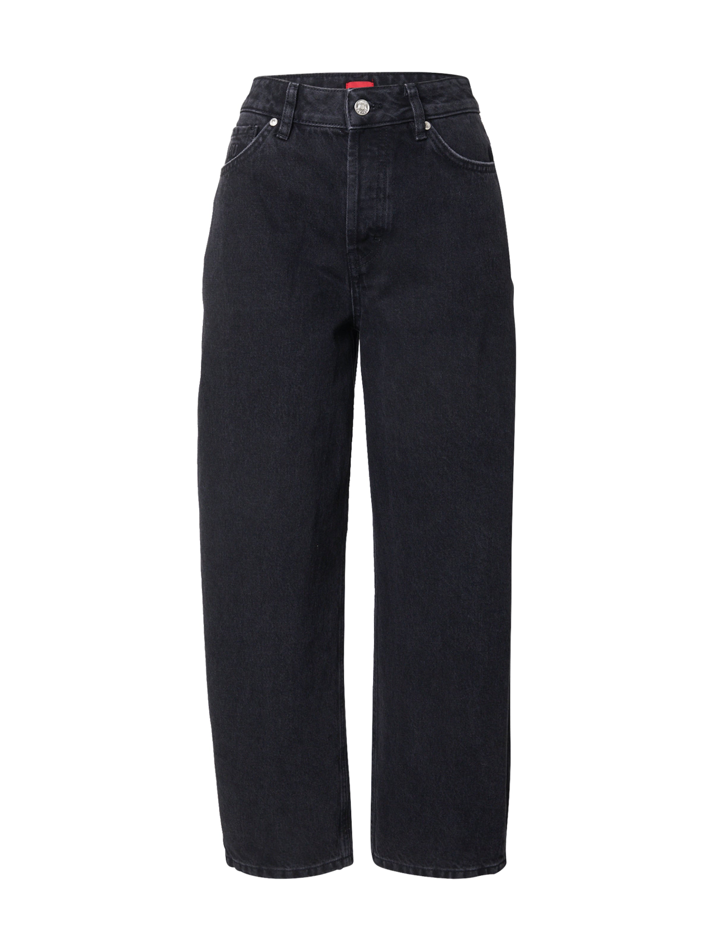 HUGO - Ropa ancha Vaquero 'Gimine_3' en negro: frente