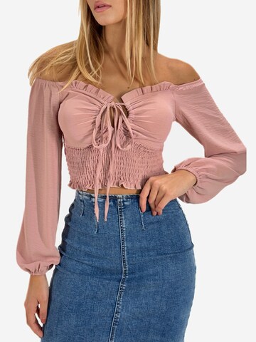 Chemisier Elara en rose