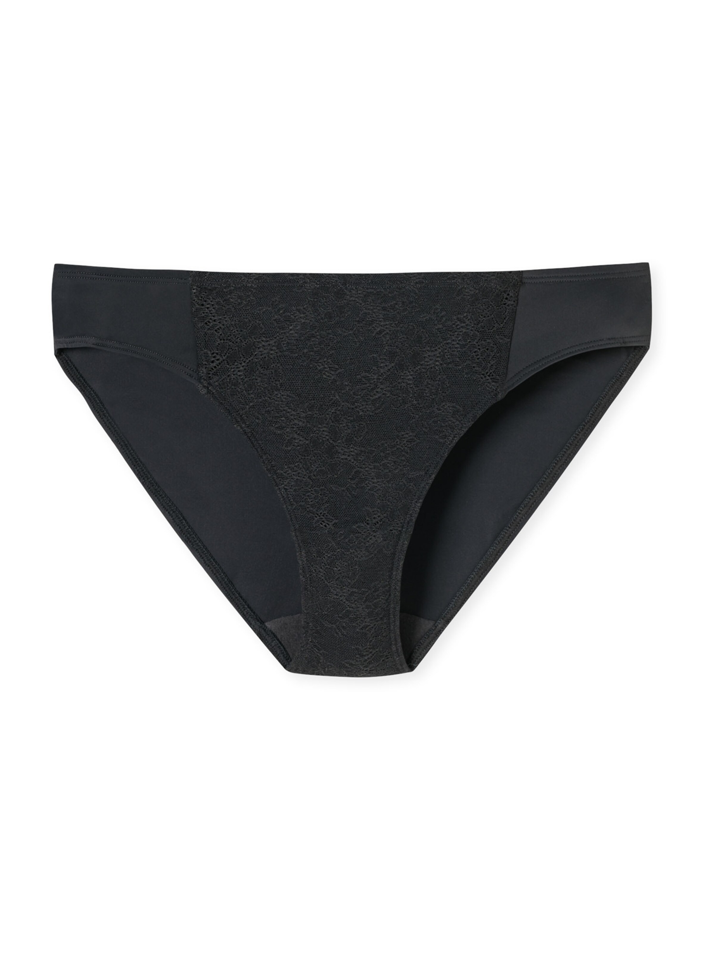 SCHIESSER Slip ' Air blickdichte Spitze ' in Zwart: voorkant