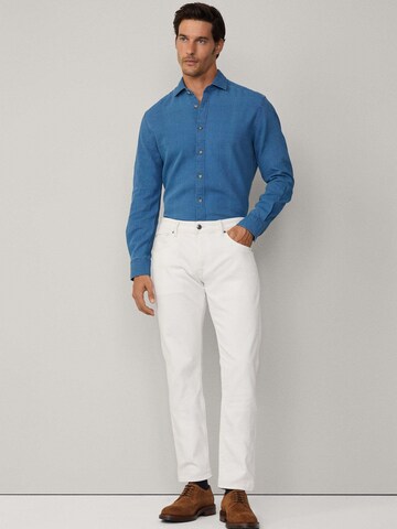 Hackett London Regular Fit Hemd in Blau