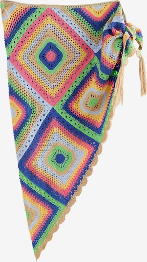 Next Strandtuch in blau / hellblau / gelb / hellgrün, Produktansicht
