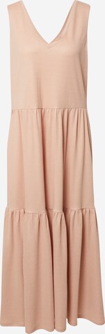 PULZ Jeans Klänning 'AMELIA' i beige: framsida