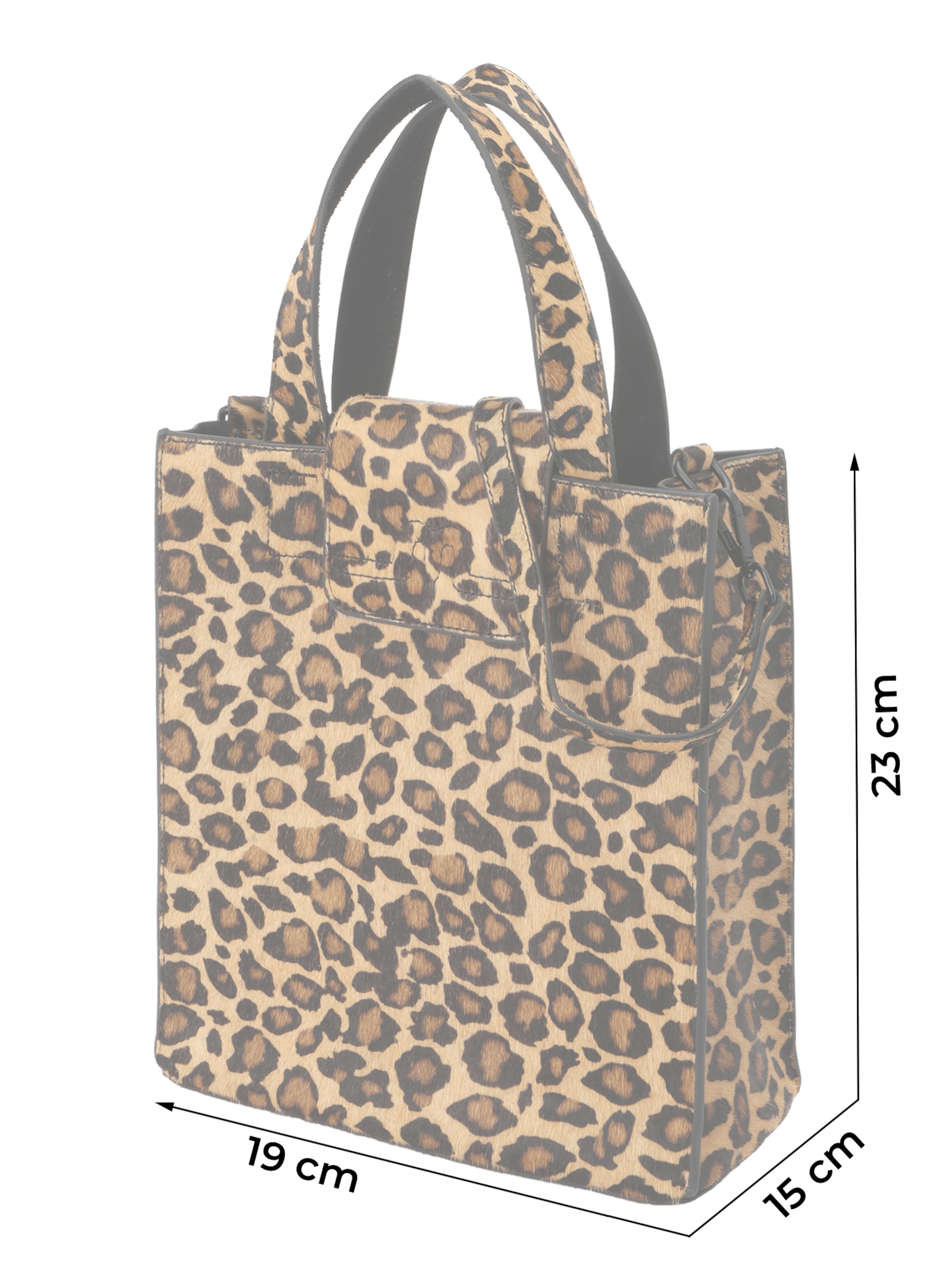 Munthe Handtasche 'PAZZIE' in Braun