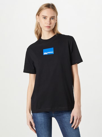 KARL LAGERFELD JEANS T-Shirt in Schwarz: predná strana