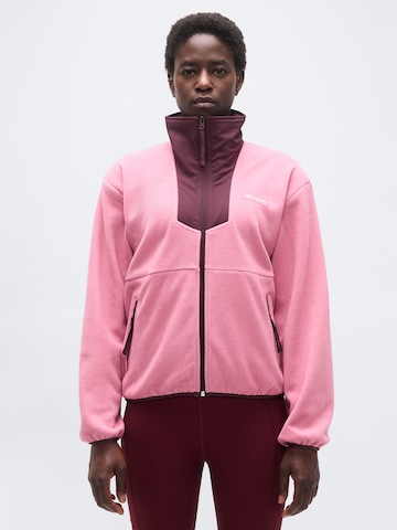 Bluză cu fermoar sport 'Sequoia Grove' de la COLUMBIA pe roșu: față