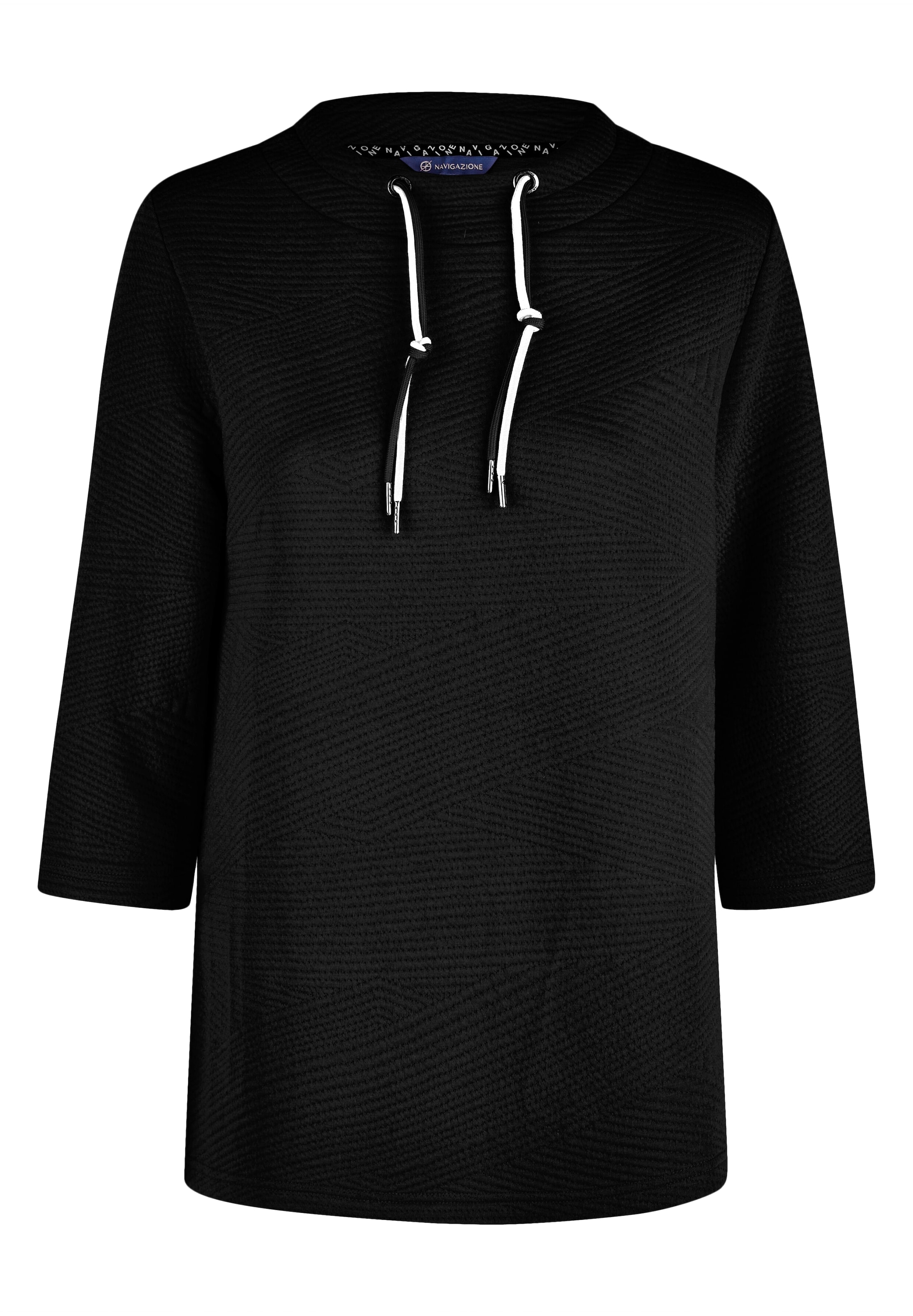 Navigazione Sweatshirt in Schwarz: Vorderseite
