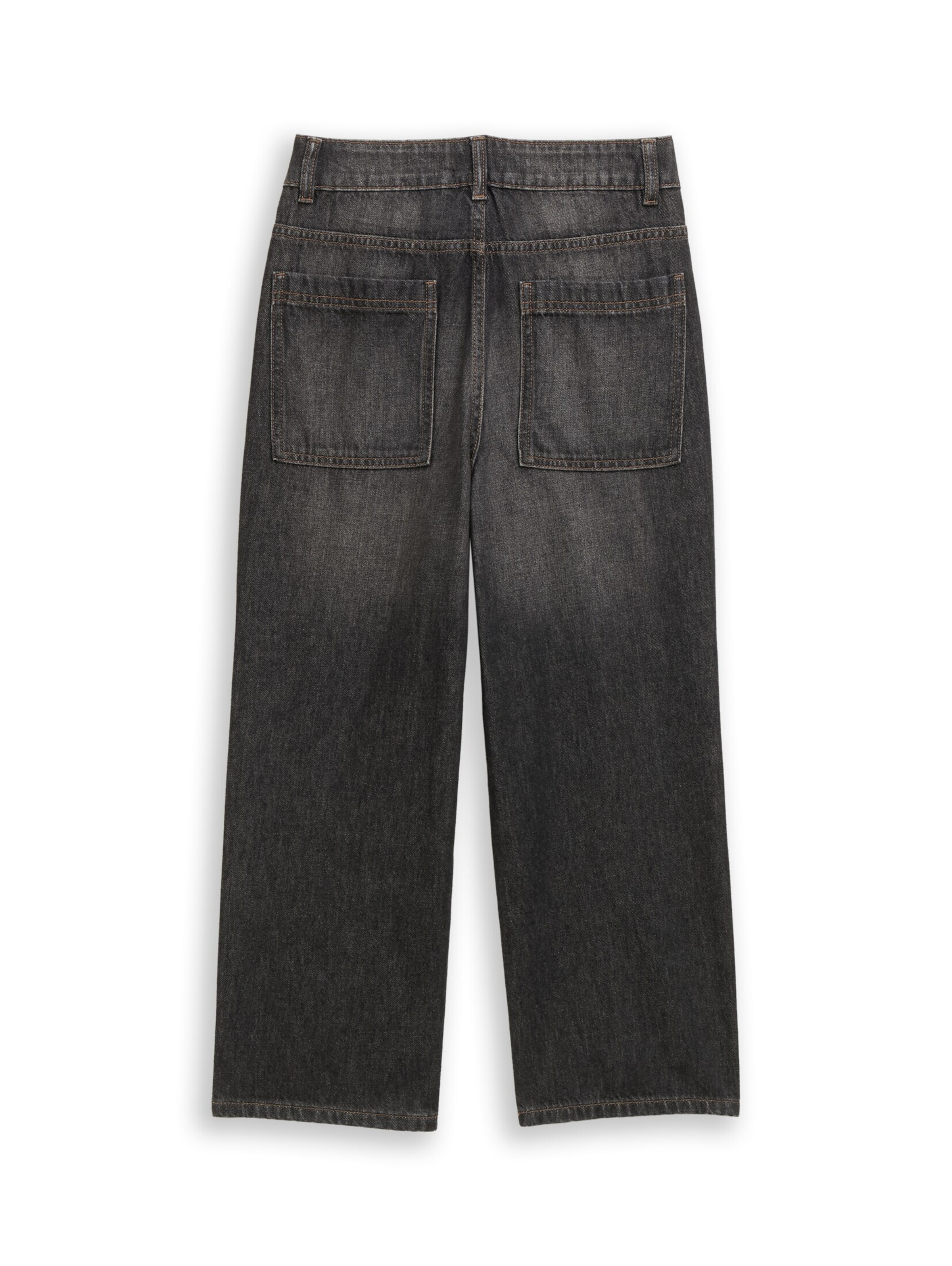 TOM TAILOR Loosefit Jeans in Zwart