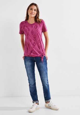 CECIL T-shirt i rosa