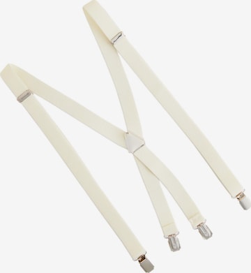 Next Suspenders in White: front