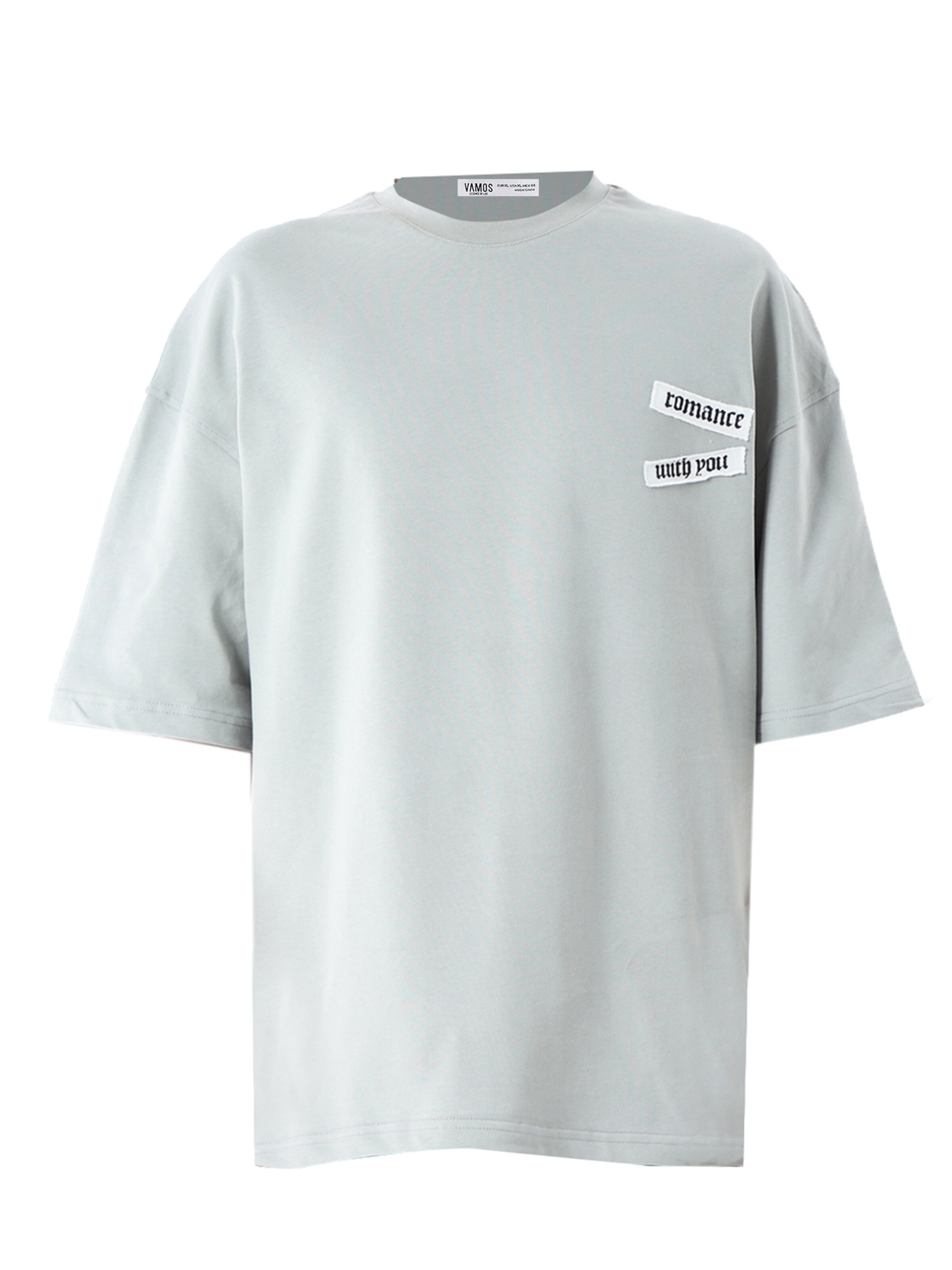 VAMOS CLO Футболка в Серый: спереди