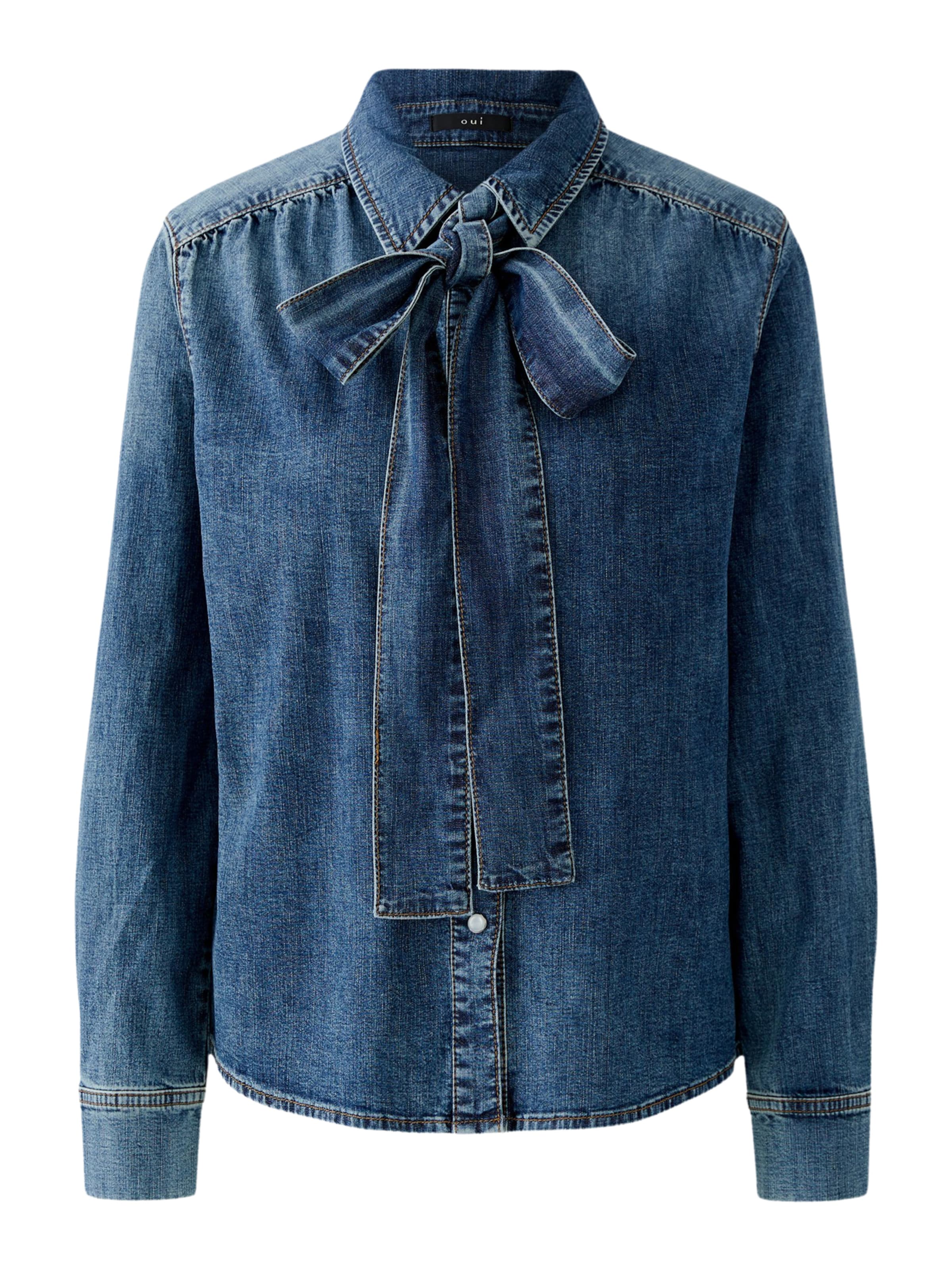 OUI Pluus, värv sinine: eest vaates