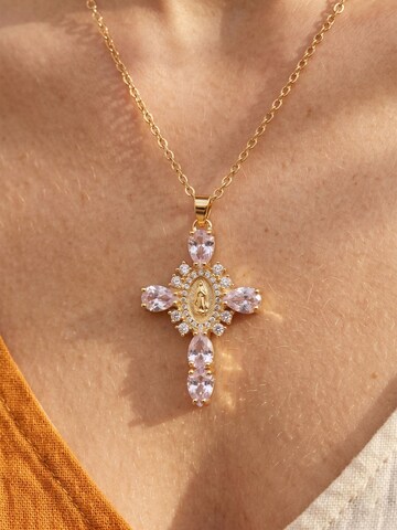 Nemomatheo Necklace 'Benedicta Drop' in Gold
