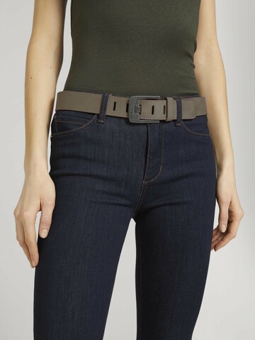 Ceinture TOM TAILOR en marron : devant