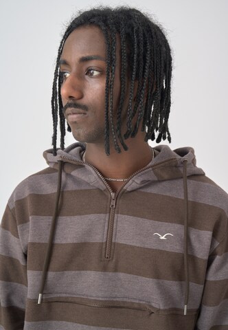 Cleptomanicx Kapuzenpullover in Braun