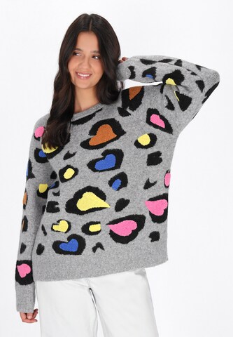 Pull-over MYMO en gris : devant