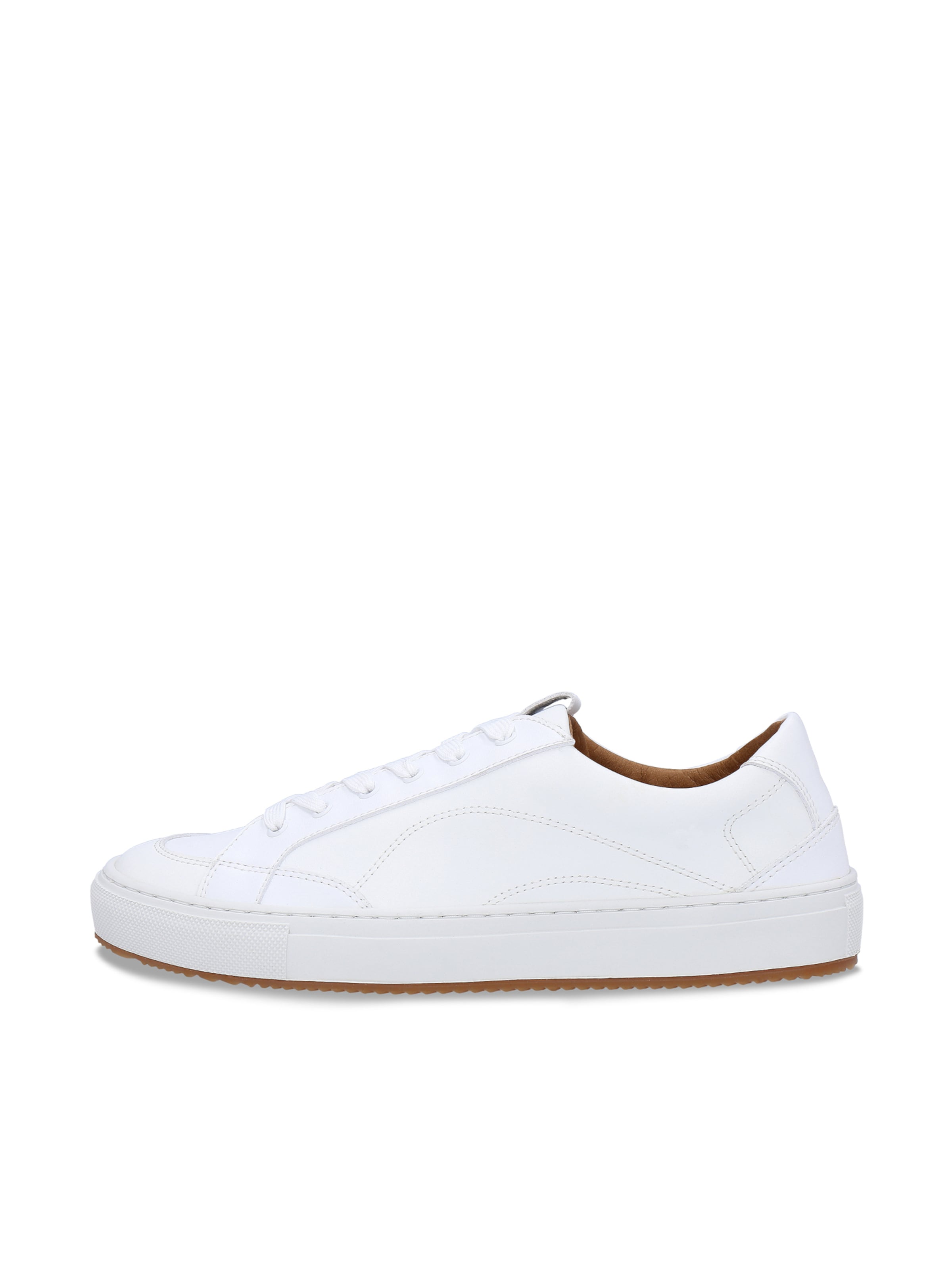 nae Vegan Shoes - Zapatillas deportivas altas 'KARIO' en blanco: frente